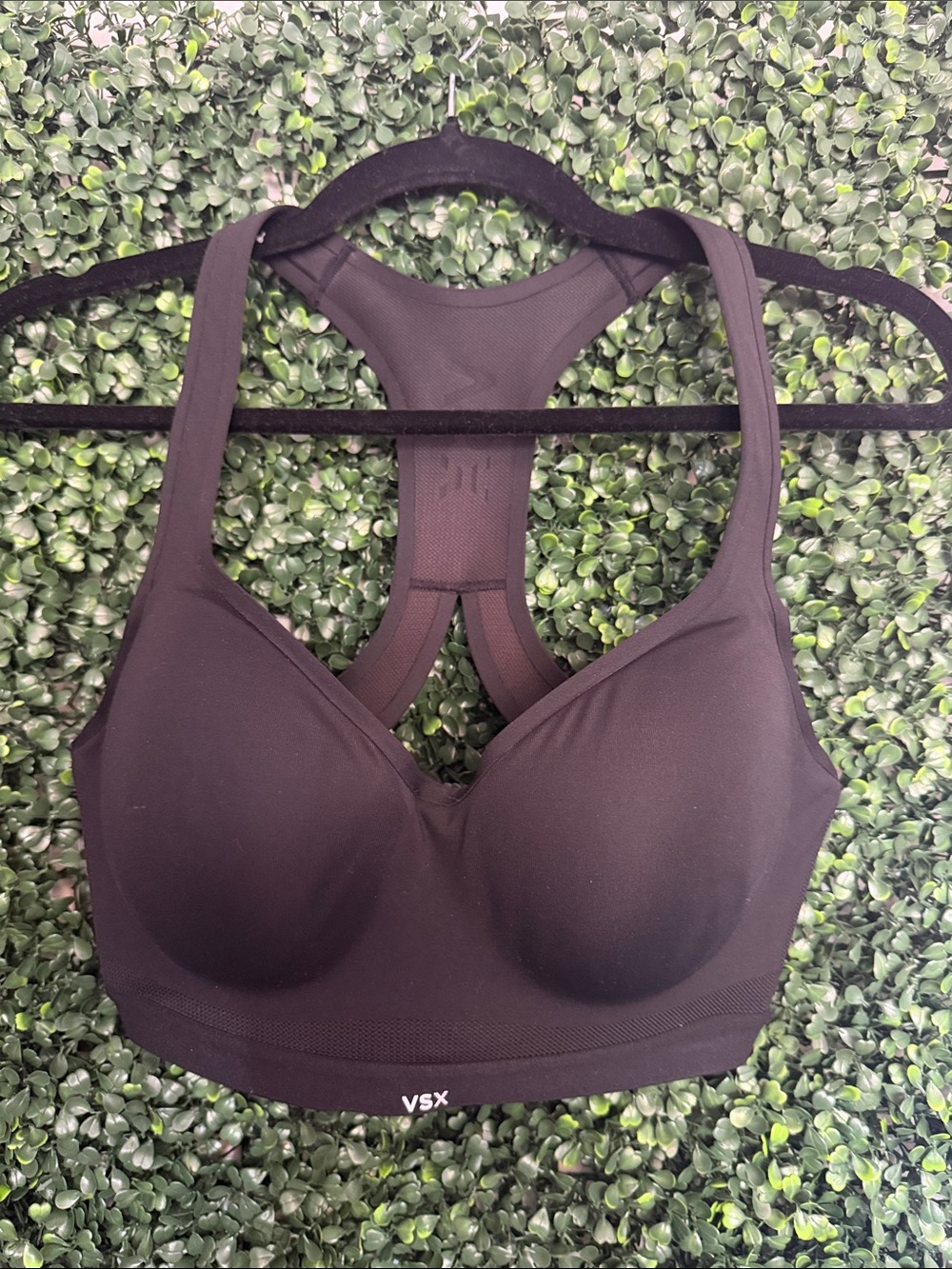 VSX Black Padded Racerback Sports Bra 32DD